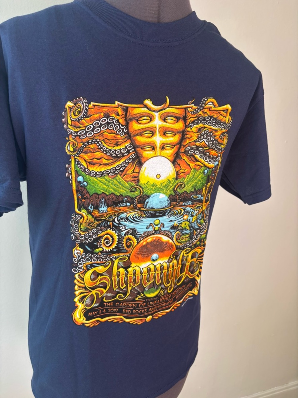 Shpongle Live at Red Rocks Navy Graphic Tee - Band Shirt by Aj Masthay all sizes
